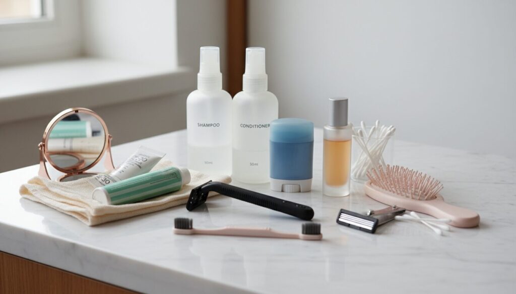 Trousse de toilette idéale pour vos voyages : la liste complète des indispensables à emporter