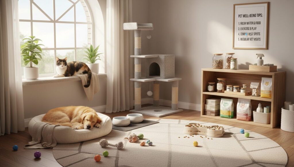 Astuces essentielles pour le bien-être des chiens et chats à la maison