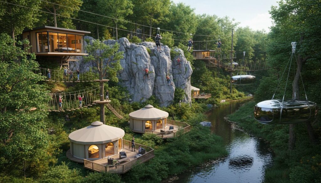 DéfiPlanet : Explorez un parc d’aventures unique et séjournez dans des hébergements hors du commun